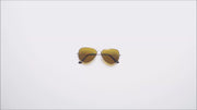 Memory Flex Aviator Sunglasses