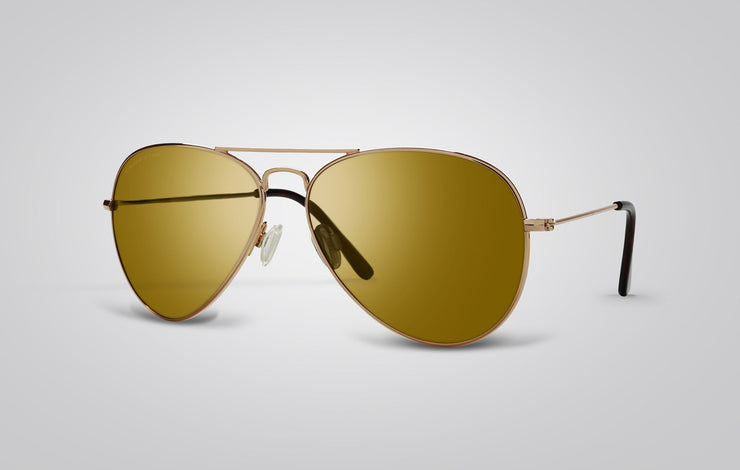 Buy =QUAL Blue Color Sunglasses Aviator Shape Full Rim Gold Frame at  Amazon.in