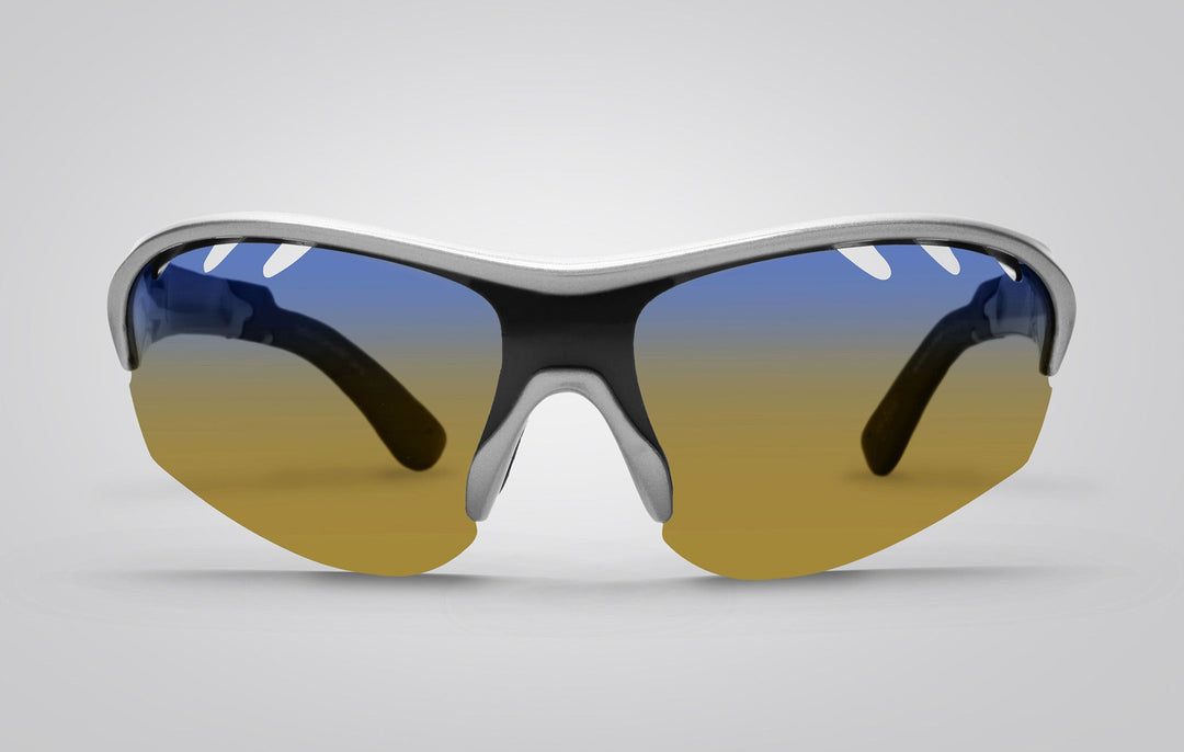 Men s Blue Light Blocking Sunglasses Ace Semi Rimless Sport Style Eagle Eyes Optics